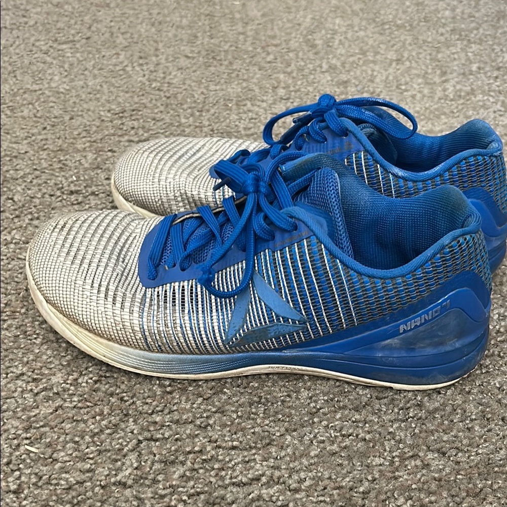 Reebok Blue and Gray Athletic Shoes